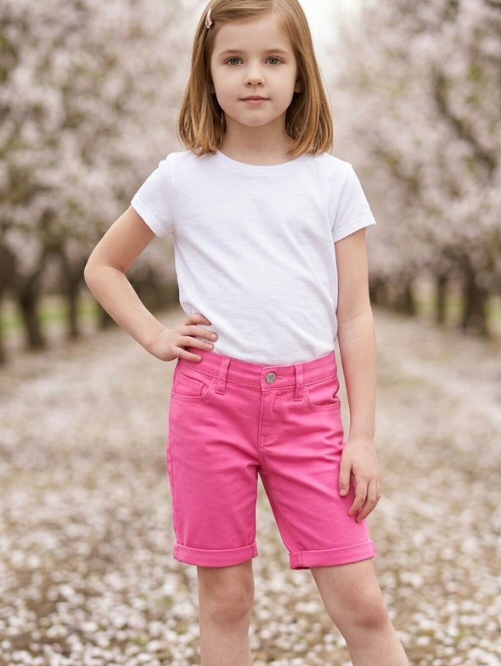NWT The Children's Place Pink Playful Skimmer Shorts  Sz 5